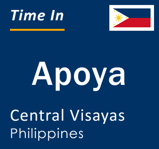 Current local time in Apoya, Central Visayas, Philippines