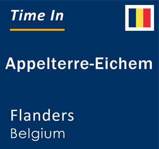 Current local time in Appelterre-Eichem, Flanders, Belgium