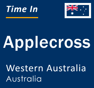 Current local time in Applecross, Western Australia, Australia