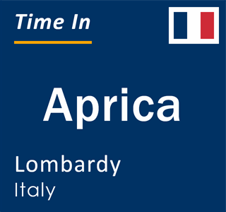 Current local time in Aprica, Lombardy, Italy