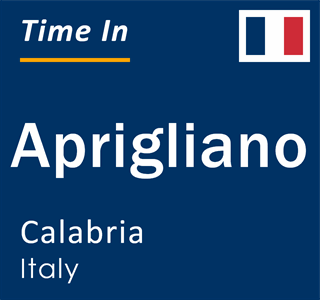 Current local time in Aprigliano, Calabria, Italy