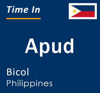 Current local time in Apud, Bicol, Philippines
