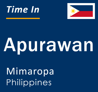 Current local time in Apurawan, Mimaropa, Philippines