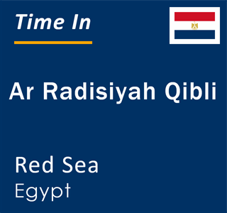 Current local time in Ar Radisiyah Qibli, Red Sea, Egypt