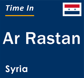 Current local time in Ar Rastan, Syria