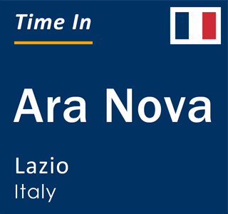 Current local time in Ara Nova, Lazio, Italy