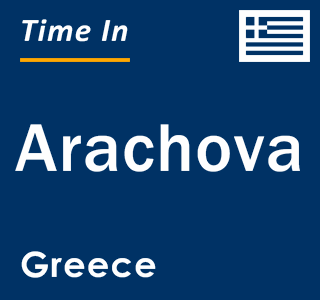 Current local time in Arachova, Greece