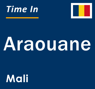Current local time in Araouane, Mali