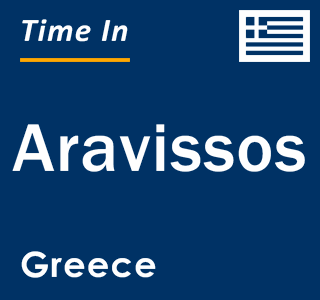 Current local time in Aravissos, Greece