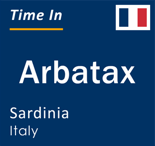 Current local time in Arbatax, Sardinia, Italy