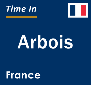 Current local time in Arbois, France
