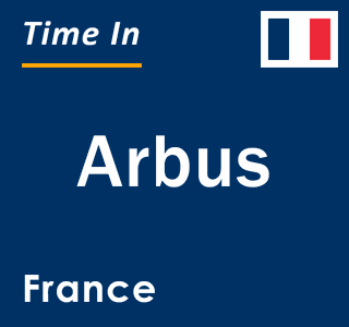 Current local time in Arbus, France