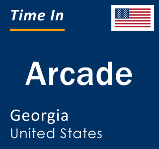 Current local time in Arcade, Georgia, United States