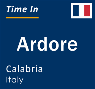 Current local time in Ardore, Calabria, Italy