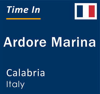 Current local time in Ardore Marina, Calabria, Italy