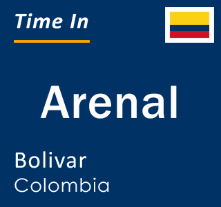 Current local time in Arenal, Bolivar, Colombia