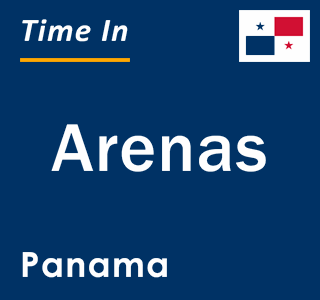 Current local time in Arenas, Panama