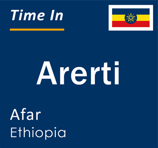 Current local time in Arerti, Afar, Ethiopia