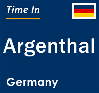 Current local time in Argenthal, Germany