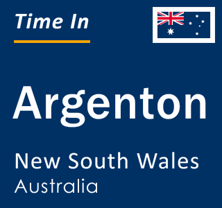 Current local time in Argenton, New South Wales, Australia