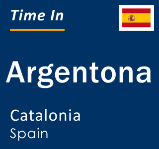 Current local time in Argentona, Catalonia, Spain