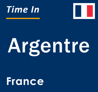 Current local time in Argentre, France