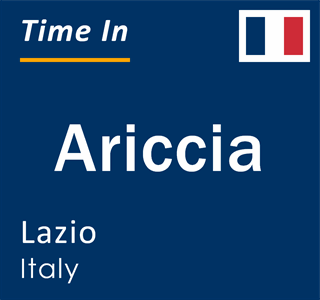 Current local time in Ariccia, Lazio, Italy