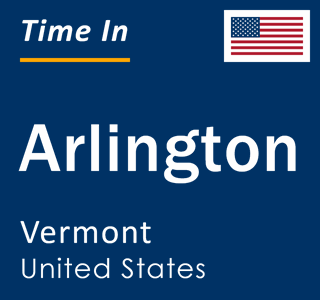Current local time in Arlington, Vermont, United States