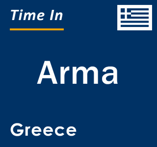 Current local time in Arma, Greece