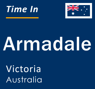 Current local time in Armadale, Victoria, Australia