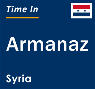 Current local time in Armanaz, Syria