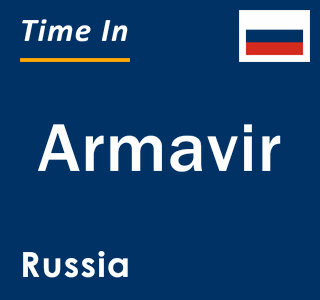 Current local time in Armavir, Russia