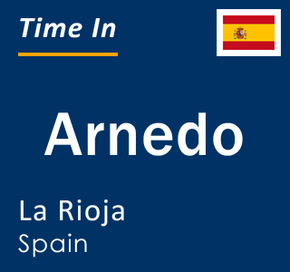 Current time in Arnedo, La Rioja, Spain