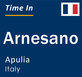 Current local time in Arnesano, Apulia, Italy