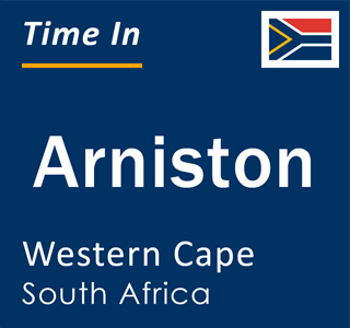 Current local time in Arniston, Western Cape, South Africa