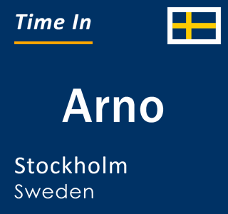 Current local time in Arno, Stockholm, Sweden