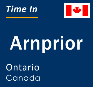 Current local time in Arnprior, Ontario, Canada