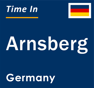 Current local time in Arnsberg, Germany