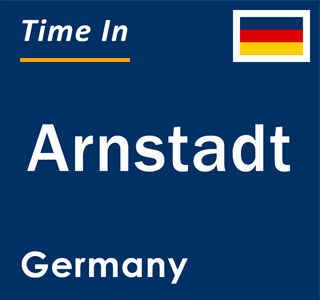 Current local time in Arnstadt, Germany