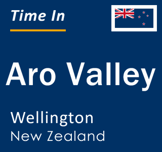 Current local time in Aro Valley, Wellington, New Zealand