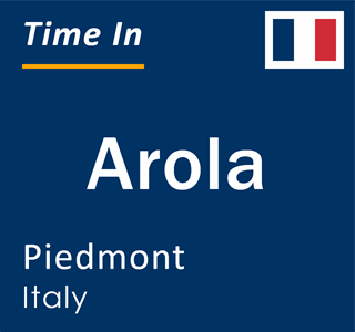 Current local time in Arola, Piedmont, Italy