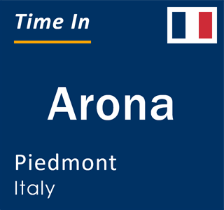 Current local time in Arona, Piedmont, Italy