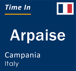 Current local time in Arpaise, Campania, Italy