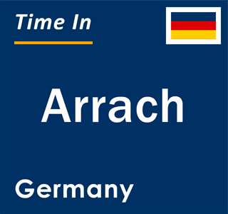 Current local time in Arrach, Germany