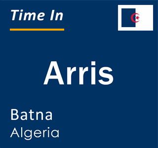 Current time in Arris, Batna, Algeria