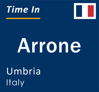 Current local time in Arrone, Umbria, Italy