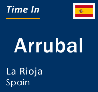 Current local time in Arrubal, La Rioja, Spain