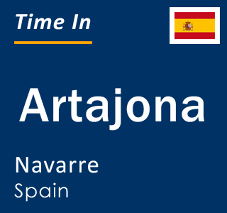 Current local time in Artajona, Navarre, Spain