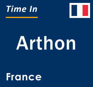 Current local time in Arthon, France