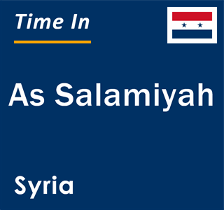 Current local time in As Salamiyah, Syria